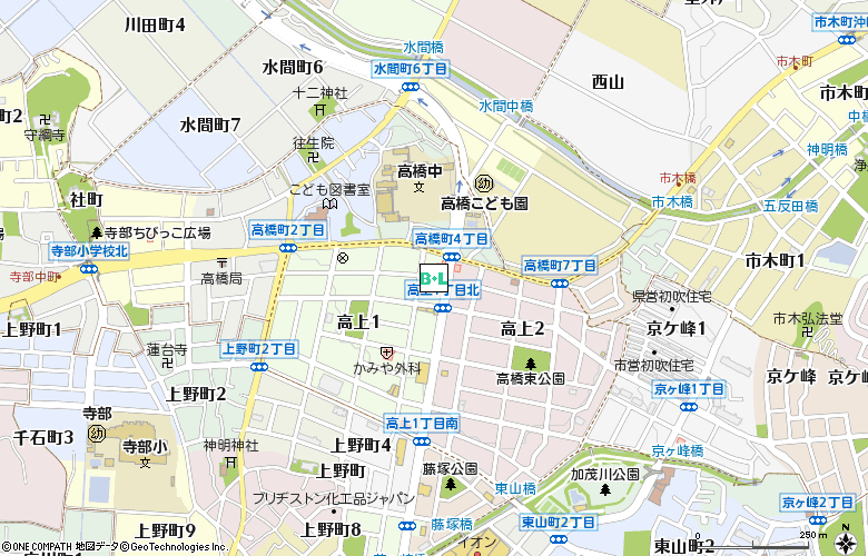 フェイムメディカル豊田高上コンタクトレンズ付近の地図